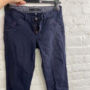 Cropped Navy Joe’s Jeans